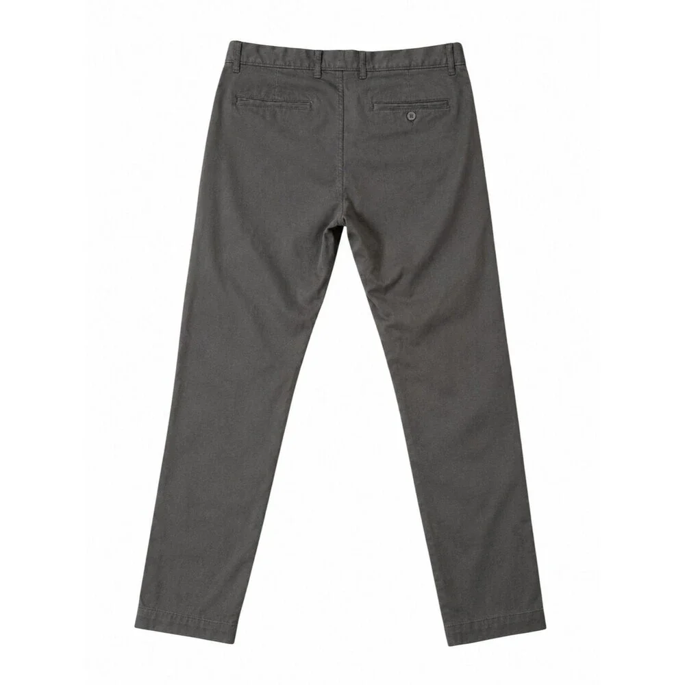 J Crew 250 Skinny Fit Chino Pants Mens 34x32 Dark Gray Stretch Cotton Casual